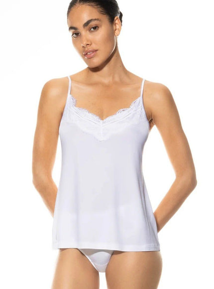 Mey Dames Top met Kant 45128