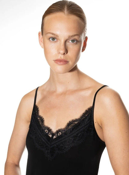 Mey Dames Top met Kant 45128