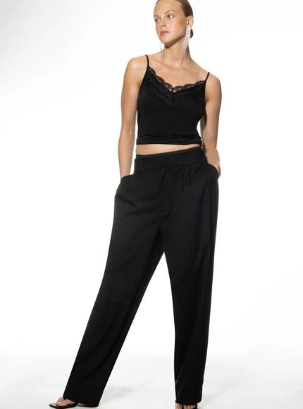 Mey Dames Top met Kant 45128