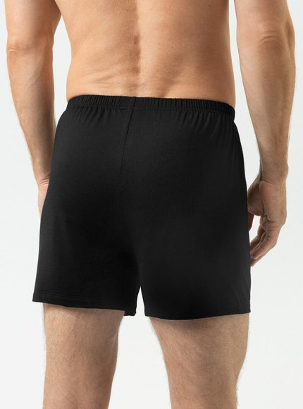 Mey Bodywear Mey Heren Boxer short Dry Cotton 2120243 – zwart, op model