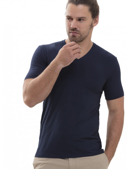 Mey Heren Hybride V-hals T-Shirt 30038