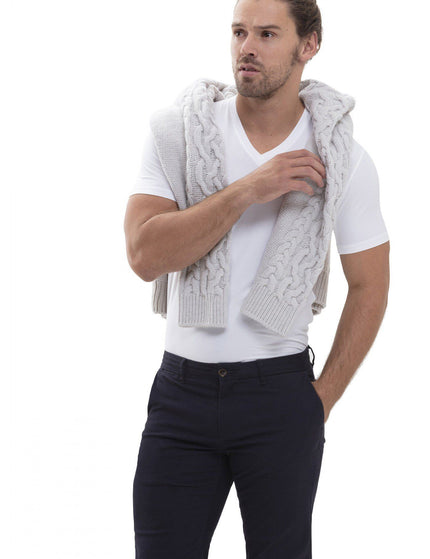 Mey Heren Hybride V-hals T-Shirt 30038