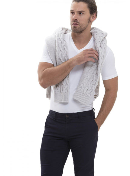 Mey Heren Hybride V-hals T-Shirt 30038