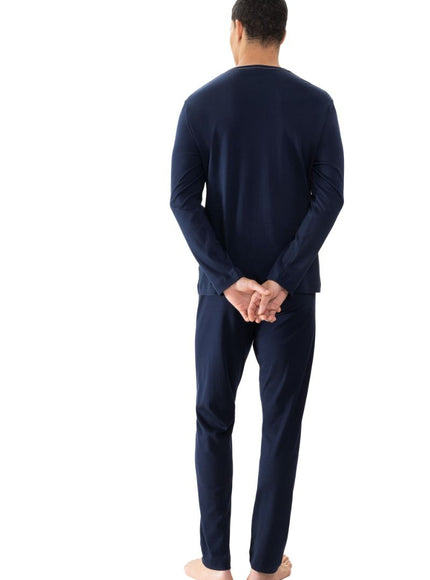 Mey Heren pyjama 2240047 668 yacht blue