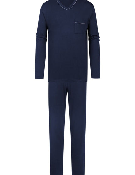 Mey Heren pyjama 2240047 668 yacht blue