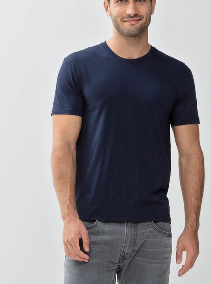 Mey Bodywear Mey heren T-shirt Crew Neck 46502 – yacht blue
