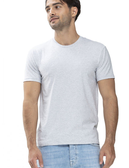 Mey Bodywear Mey heren T-shirt Crew Neck 46502 – light grey melange