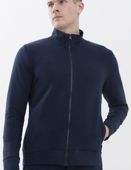 Mey Bodywear Mey Heren vest met rits 36030 – yacht blue