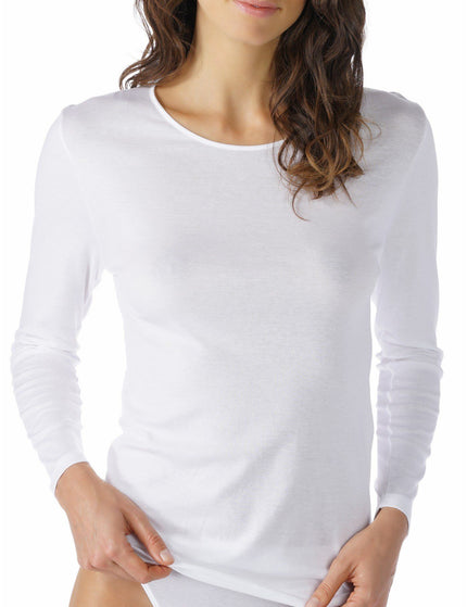 Mey Bodywear Mey T-shirt lange mouw (26809) – Wit