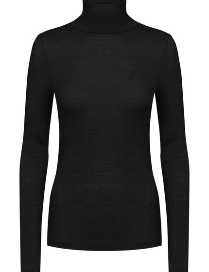 Mey T-shirt long sleeve met kol Serie Wool 1110031