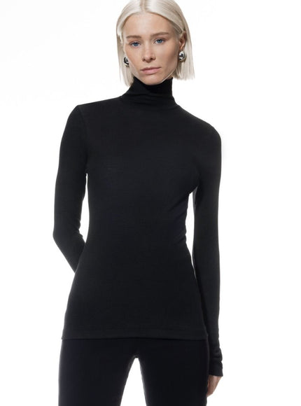 Mey T-shirt long sleeve met kol Serie Wool 1110031