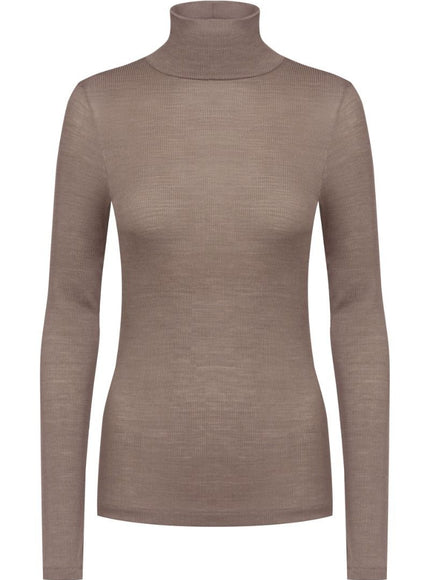 Mey T-shirt long sleeve met kol Serie Wool  66016