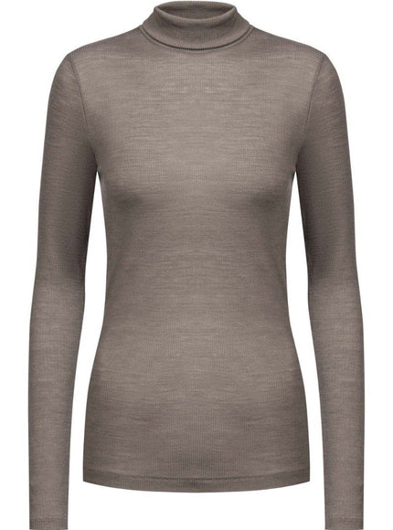 Mey T-shirt long sleeve met kol Serie Wool  66016