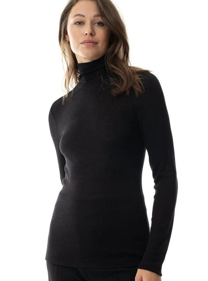 Mey T-shirt long sleeve met kol Serie Wool  66016