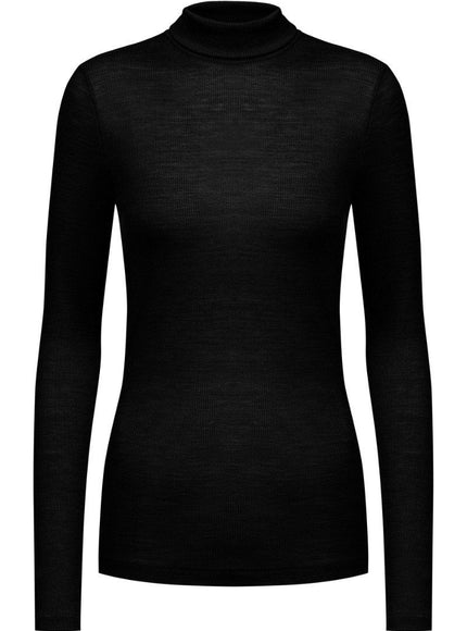 Mey T-shirt long sleeve met kol Serie Wool  66016