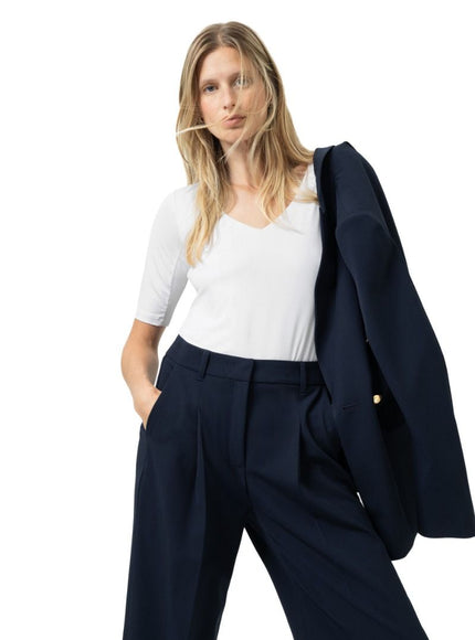 Mey T-shirt Serie Blazer shirt V- hals 1110058