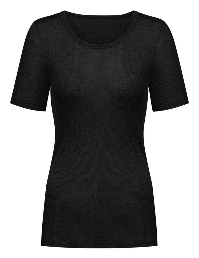 Mey Bodywear Mey T-Shirt Serie Wool Love 66013 – Zwart