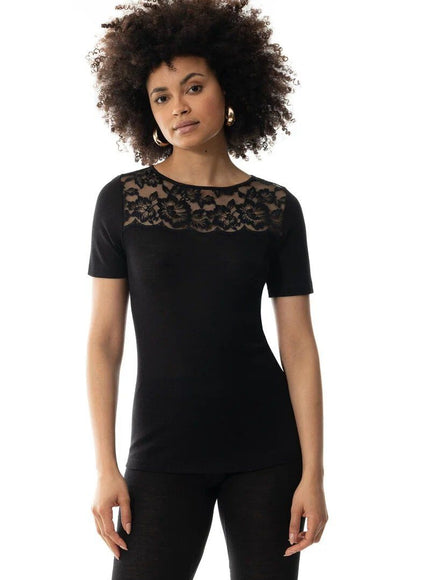 Mey T-shirt Serie Wool Love Kant 66014