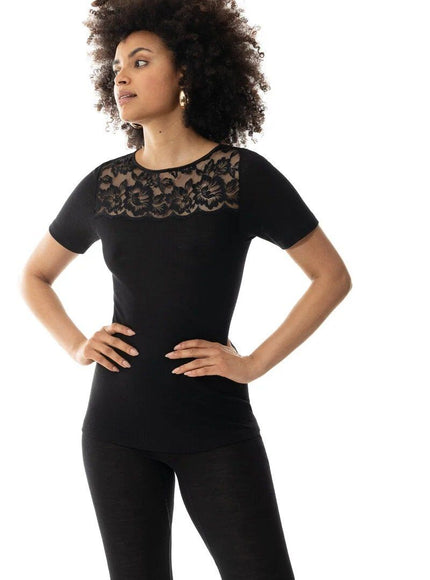Mey T-shirt Serie Wool Love Kant 66014