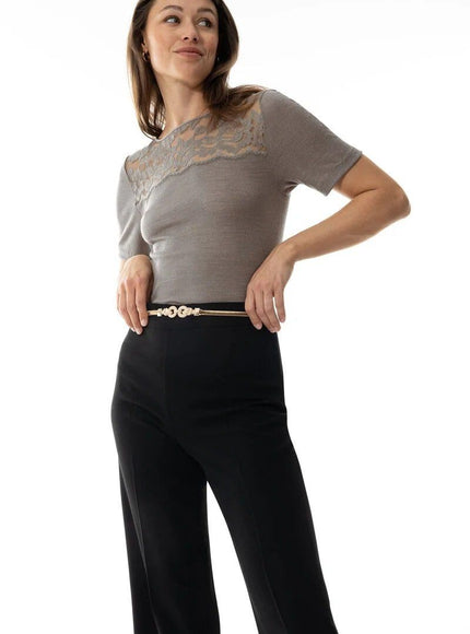 Mey T-shirt Serie Wool Love Kant 66014