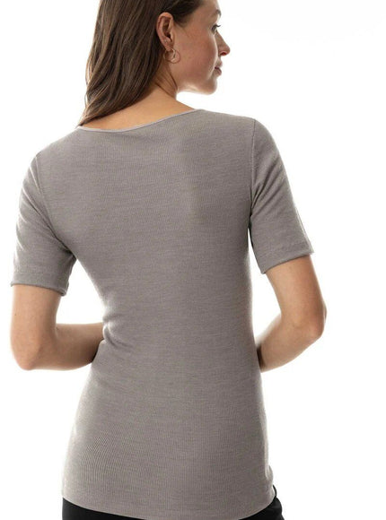 Mey T-shirt Serie Wool Love Kant 66014
