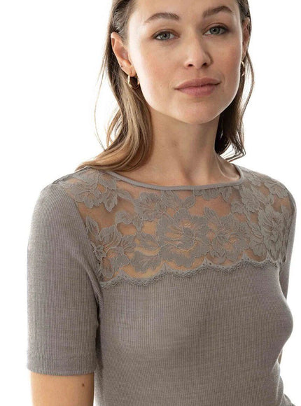 Mey T-shirt Serie Wool Love Kant 66014
