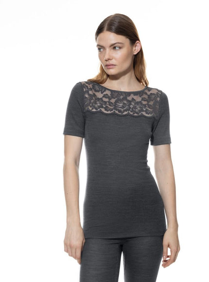 Mey T-shirt Serie Wool Love Kant 66014