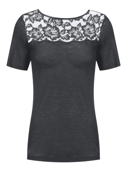 Mey T-shirt Serie Wool Love Kant 66014