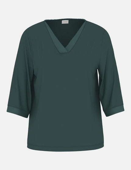 Mey Dames T-shirt 3/4 mouw 1210135 1804 mystic jade