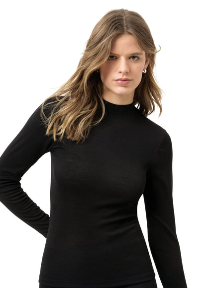Mey Dames T-shirt lange mouw Wool& Silk 1110126