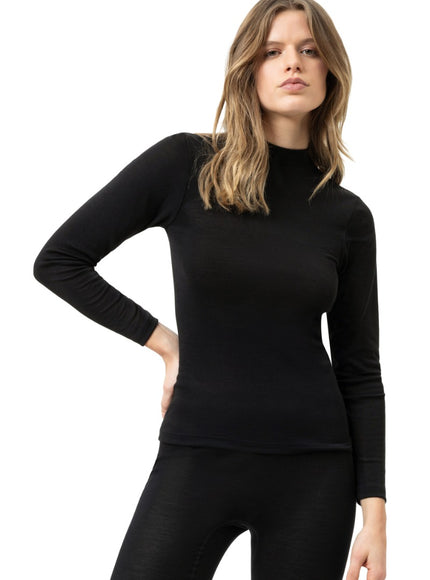 Mey Dames T-shirt lange mouw Wool& Silk 1110126
