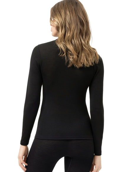 Mey Dames T-shirt lange mouw Wool& Silk 1110126