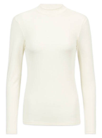 Mey Dames T-shirt lange mouw Wool& Silk 1110126