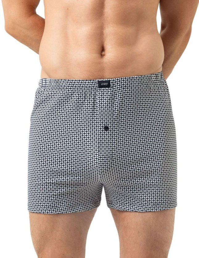 Mey Heren boxer short NOS 2120221 668 yacht blue – op model