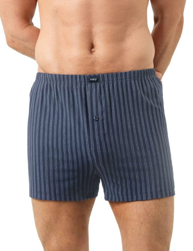 Mey heren boxer short NOS 2120224 668 yacht blue – op model