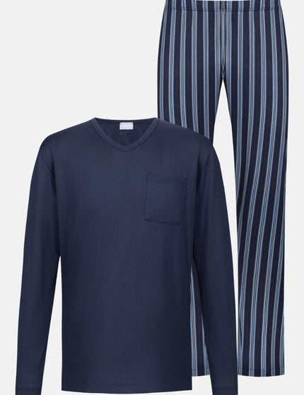 Mey Heren pyjama 2240106 668 yacht blue