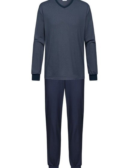 Mey Heren pyjama NOS Serie Bennison 2240052 668 yacht blue