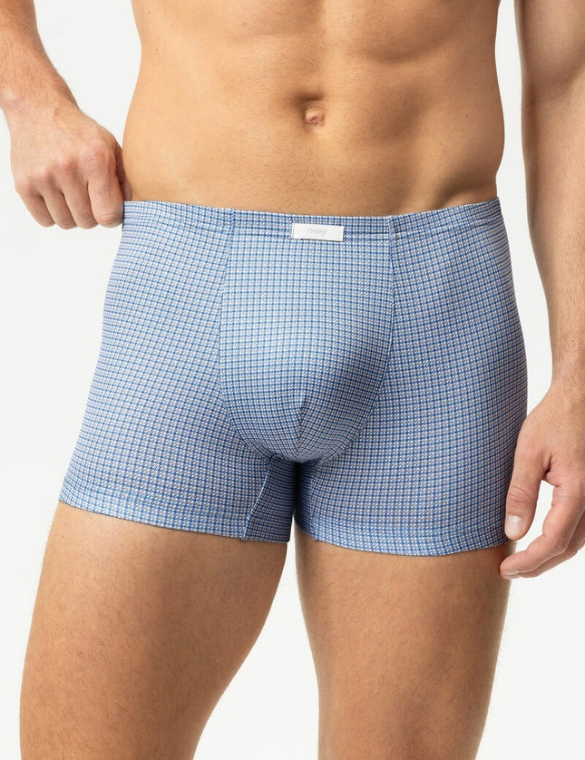 Mey Heren shorty 2120276 1721 blue stream – op model