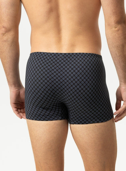 Mey heren shorty 2120280 514 lava grey – op model
