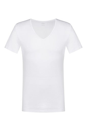 Mey Heren T-shirt V-neck casual cotton 49107