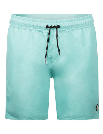 No Way Monday Swimshort N58174-117 aqua blue aqua blue – voorkant