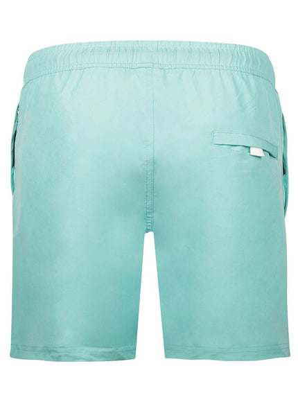 No Way Monday Swimshort N58174-117 aqua blue aqua blue – achterkant