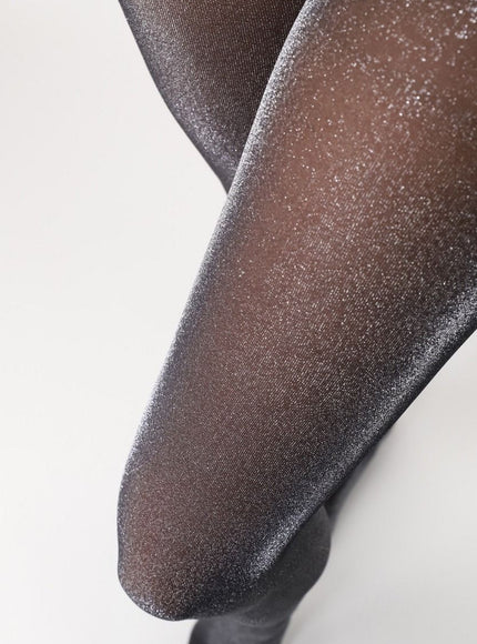 Oroblu diamonds fantasie panty VOBC63279 – blgol Black gold, detail
