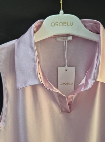 Oroblu Perfect Line Cotton American Polo VOBT67383 – Rose, detail