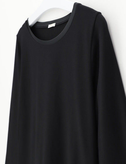 Oroblu Perfect Line Cotton T-Shirt Long VOBT01676 – Black