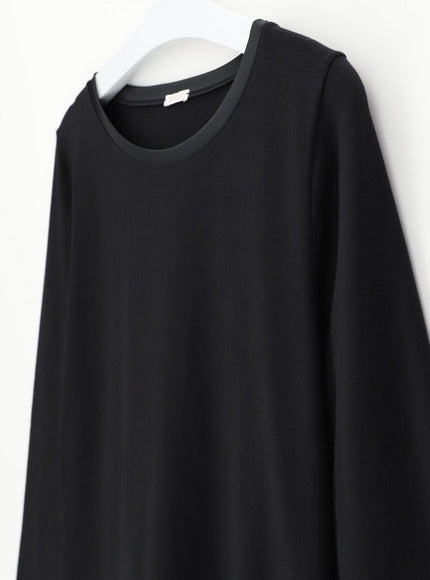 Oroblu Perfect Line Cotton T-Shirt Long VOBT01676 – Black