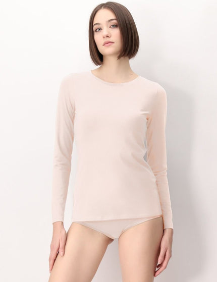 Oroblu Perfect Line Cotton T-Shirt Long VOBT01676 – Sand - HW24