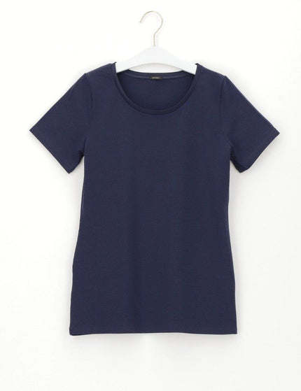Oroblu Perfect Line Cotton - T-Shirt VOBT016 VOBT01675 – Blue