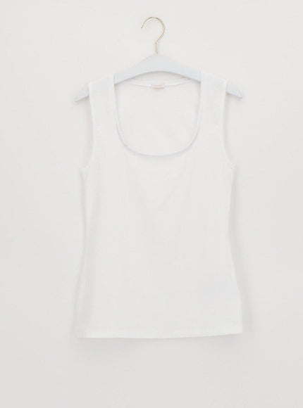 Oroblu Perfect Line Cotton - Tank Top VOBT67380 – White
