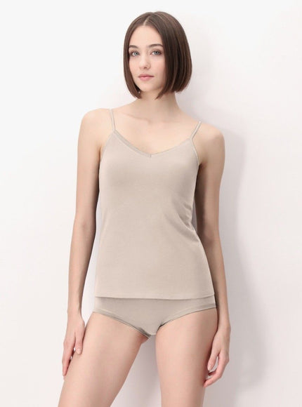 Oroblu Perfect Line Cotton - Top VOBT01674 – Sand - HW24, op model